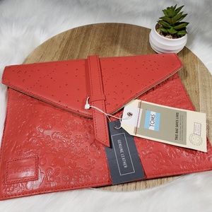 Toms Jetset Pattern Embossed Tablet Sleeve/clutch